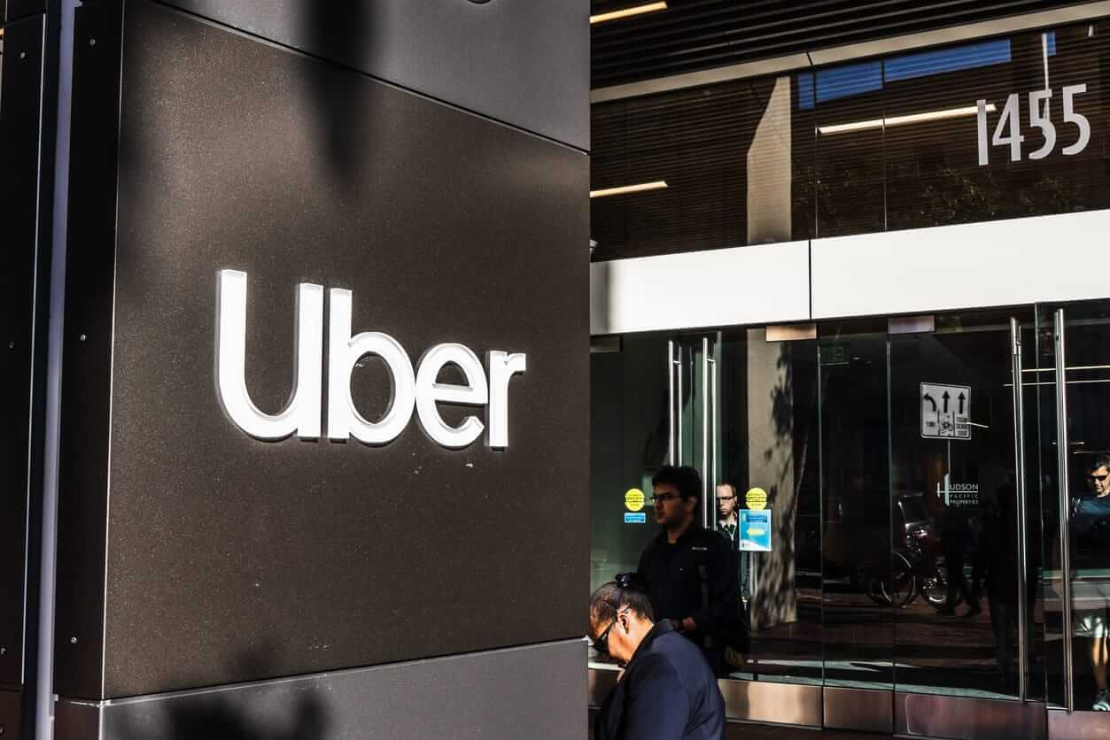 Uber Technologies Inc logo outside offices-by Sundry Photography via iStock